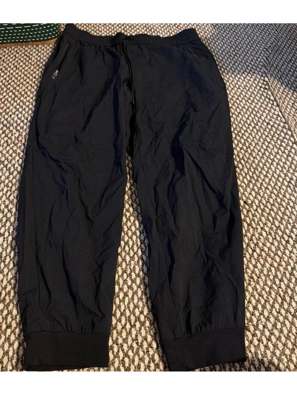 Athleta Black Windbreaker Joggers Size Large